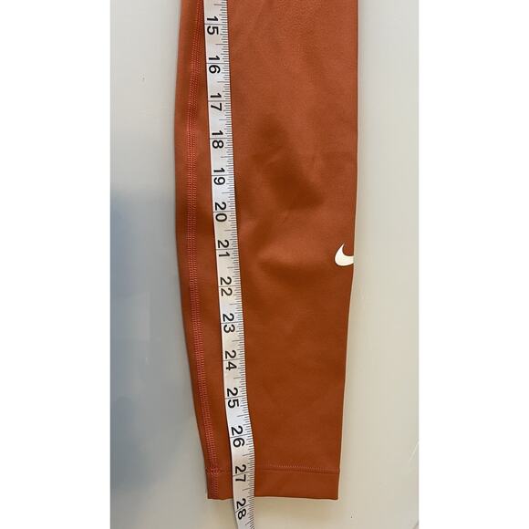 Nike One Tall High Waisted Leggings Maternity Orange Size Extra Small XS - Picture 4 of 6